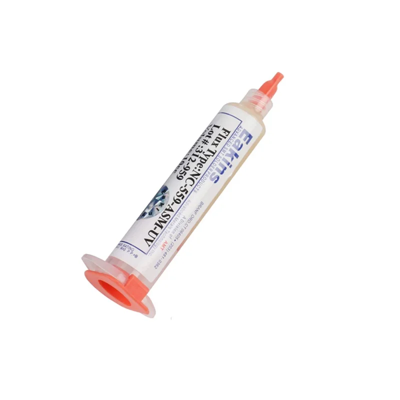 Hochwertige bleifreie BGA-Lötpaste NC-559-ASM-UV, kein sauberes Schweißöl, Lötreparaturpaste, Kolben – Detail 4