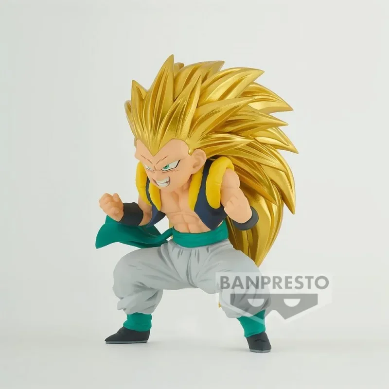 Bandai-figuras de acción de Dragon Ball Z, juguetes originales de Super Saiyan 3 Gotenks, sangre del SAIYANS-SPECIAL, regalo para niños