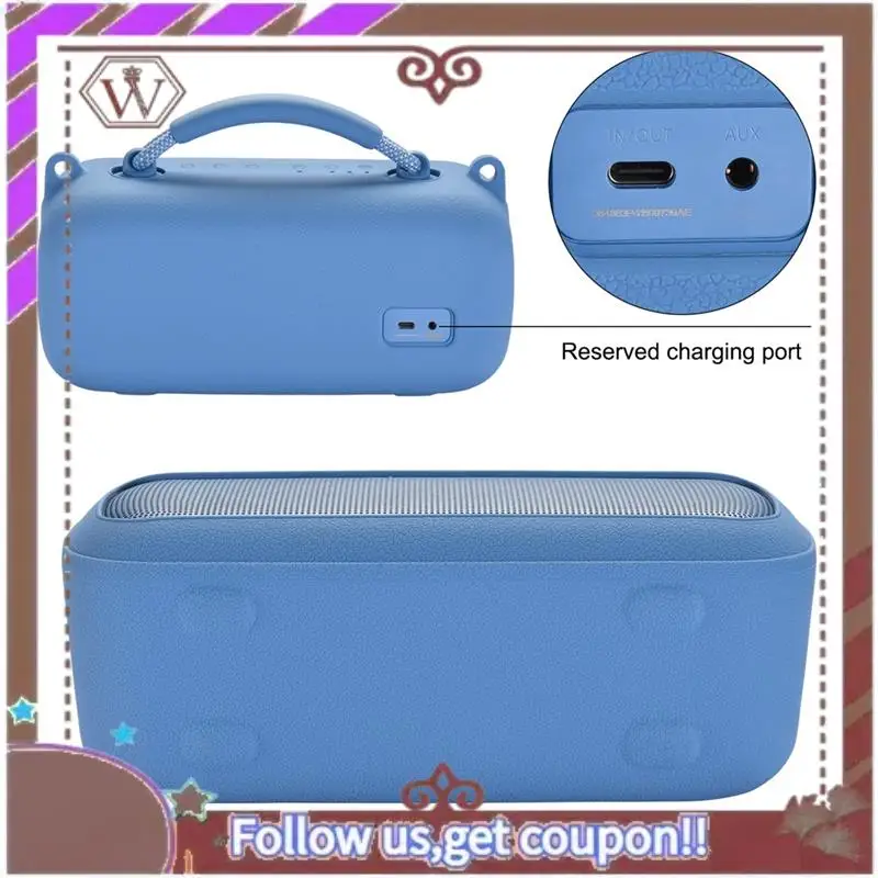 غطاء مقبض من السيليكون ABBG بديل لمكبر الصوت المحمول Bose Soundlink Max