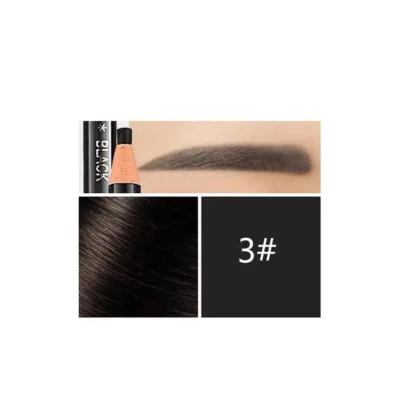 1PCS Hengsi Pull Eyebrow ปากกากันน้ํากันน้ําไม่ Dizzy ไม้ Hard Core ไม่จางหายยาวนานคิ้ว