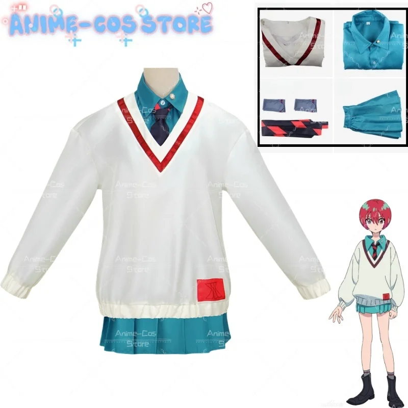 

Anime Game Amate Yuzuriha Cosplay Costume Sweater Skirt Shirt Tie Daily Wear Cos Convention Gift Amate Yuzuriha cosplay suit