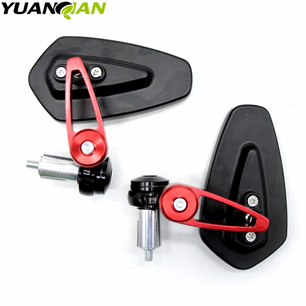 مرآة جانبية للرؤية الخلفية للدراجات النارية ، مرآة نهاية القضيب بمقبض ، مناسبة لـ ign ، BMW ، كاواساكي ، هوندا ، سوزوكي ، "، 22 يللي ، معظم الدراجات النارية ، جديدة