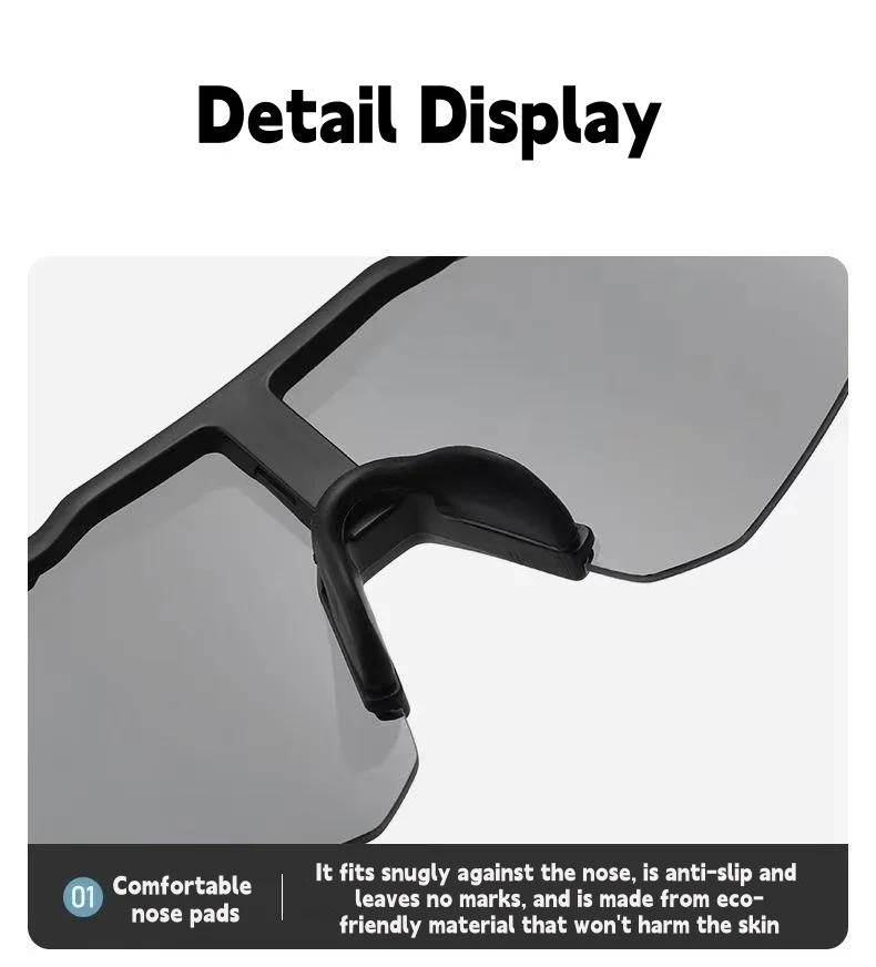 GIANT Neue Herren- und Damen-Sonnenbrille Rennrad-Brille Mountainbike-Fahrrad-Schutzbrille Fahrrad-Sonnenbrille – Detail 8