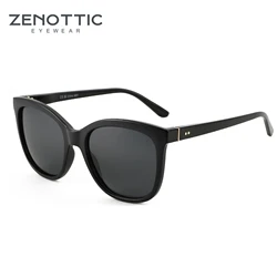 ZENOTTIC 2026 Fashion Butterfly Polarized Sunglasses Women UV400 Protection Shade Ladies Oversize Square Sun Glasses ZS2227