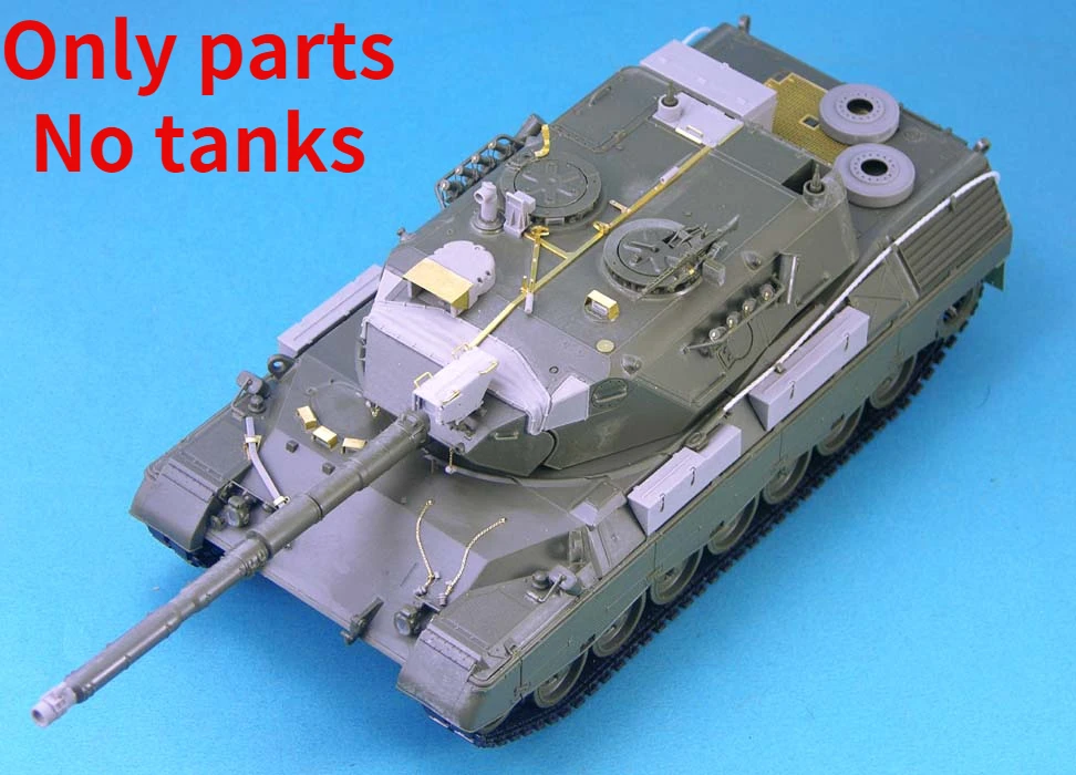 1:35 Scale Die-cast  Model Assembly Kit Danish Leopard 1A5DK Main Battle Tank Modification (no Etching) Unpainted