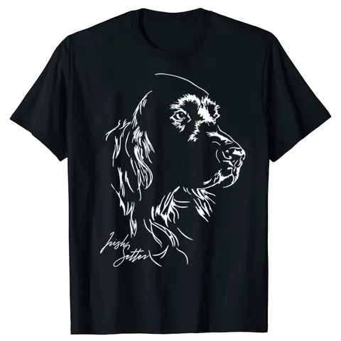 Funny Irish Setter T Shirts Graphic Cotton Streetwear Short Sleeve O-Neck Hip Hop Pet Circle of Trust My Dog Lover T-shirt Men