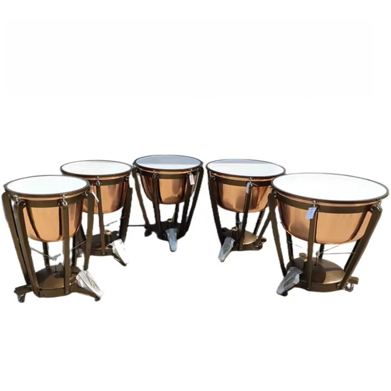 

Brass timpani, copper percussion, bass drum