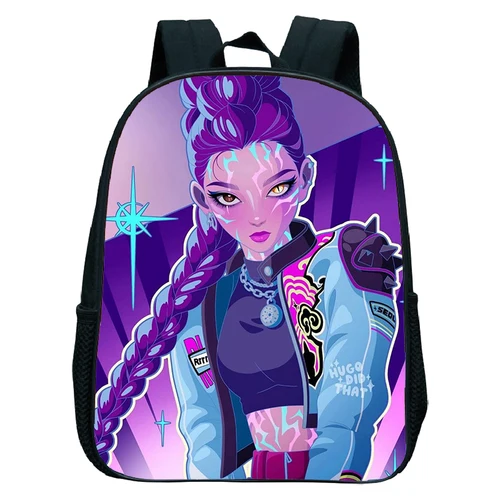 Imagen 2 del producto Mochila ligera KPop Demon Hunters para niños y niñas, Mochila ortopédica para niños, mochilas escolares con estampado de Mira Rumi Zoey