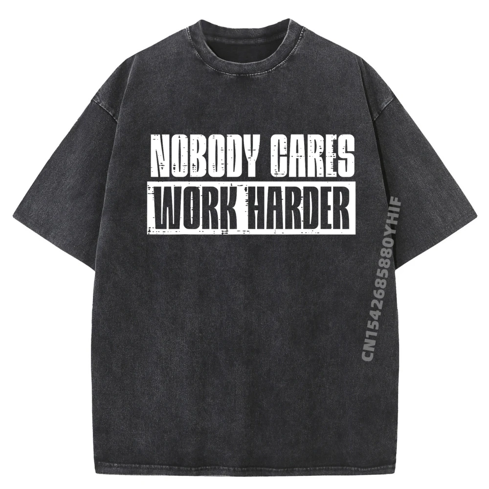 

Мужская футболка для тренировок, никто не заботает работу жесткого тренажерного зала, мотивация, мужские футболки с рисунком, мужская винтажная стираная одежда