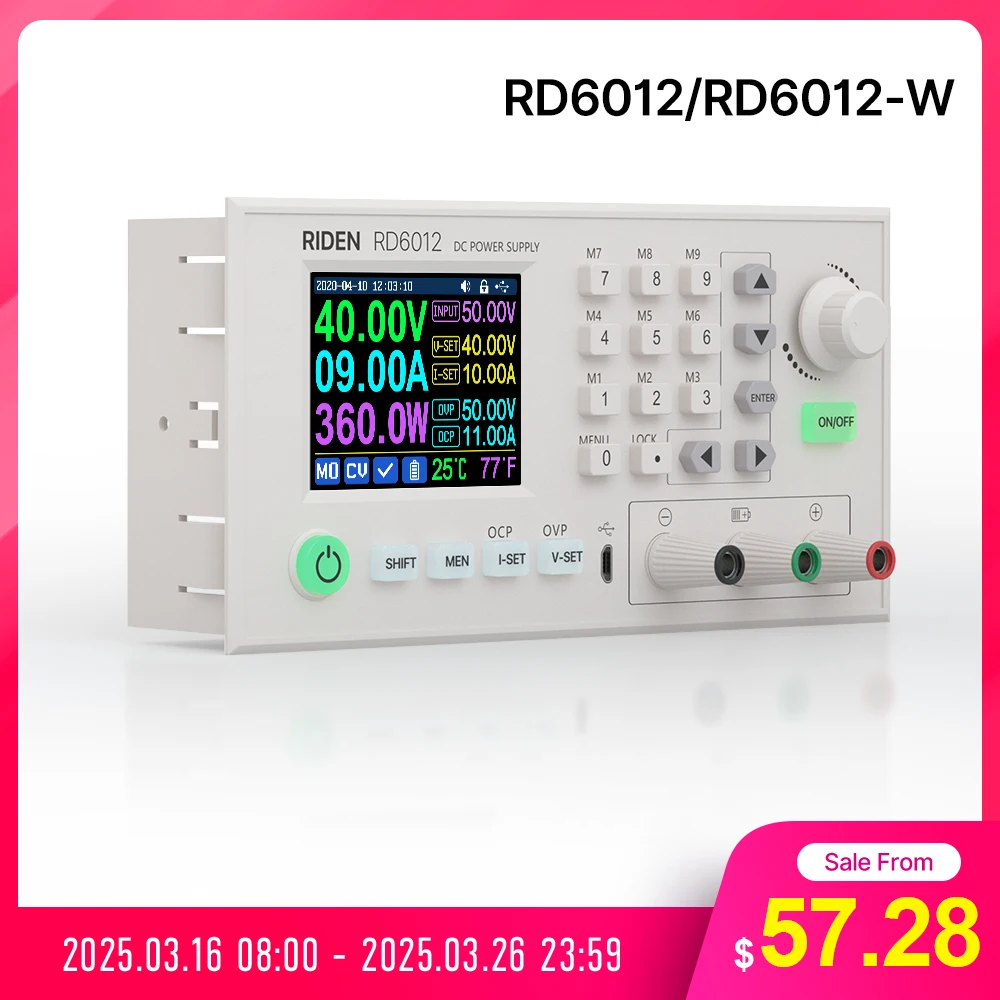 RD RU RIDEN RD6012 RD6012W 60V 12A DC DC Step down Voltage Model