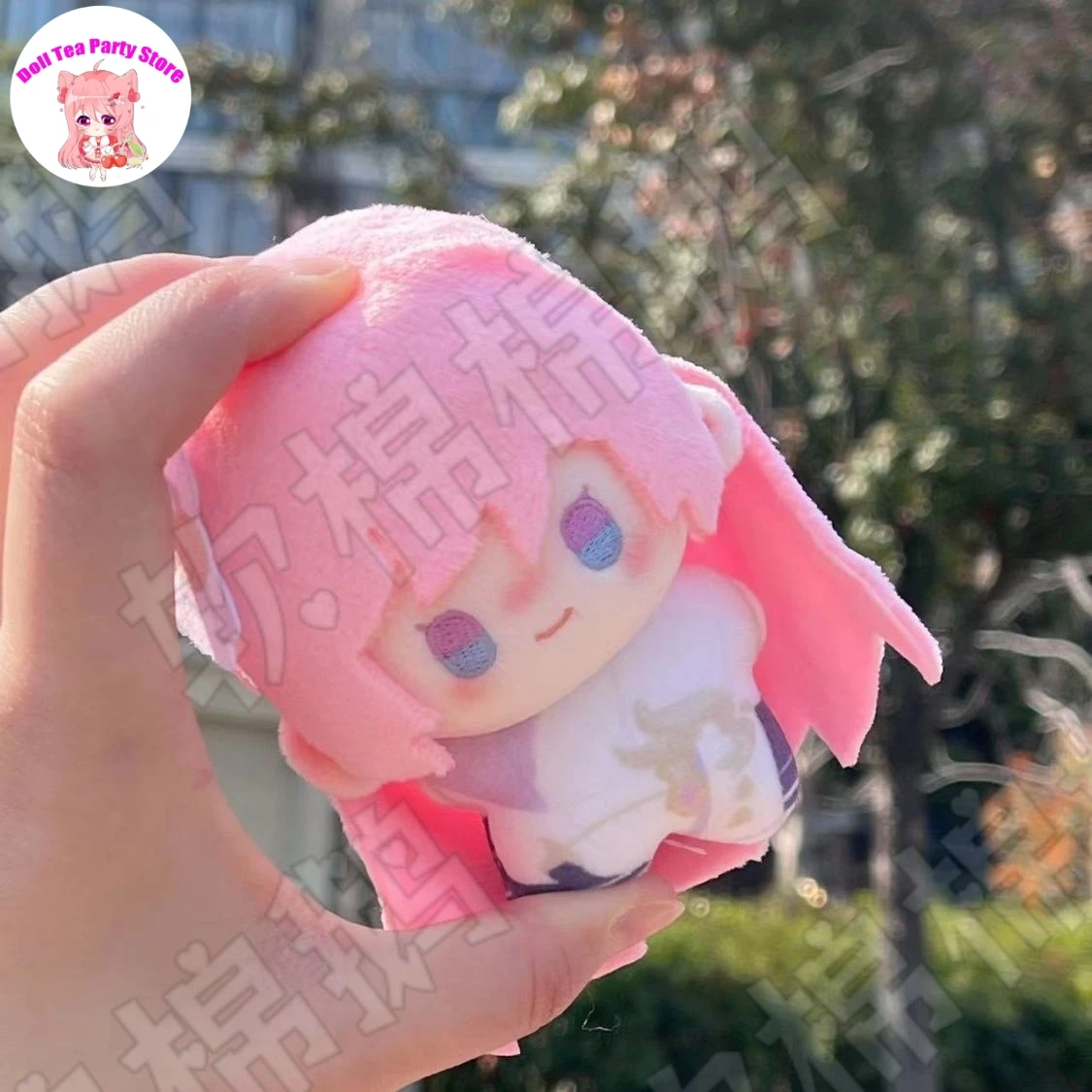 

10cm Anime Elysia Attribute Honkai Impact 3 Mini Plush Doll Body Pendant Keychain Stuffed Toys Birthday Gift