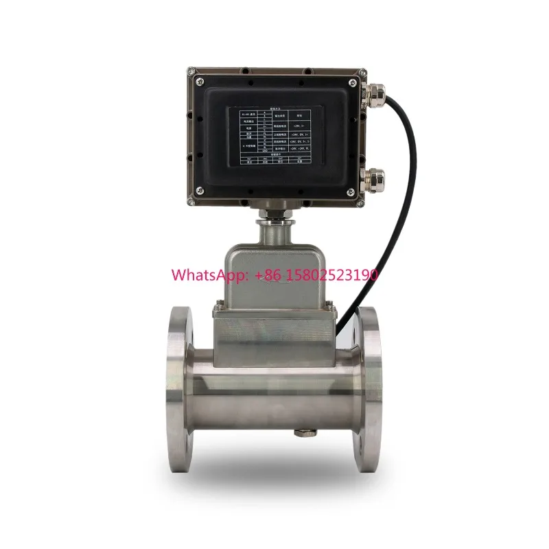 

High Precision Digital LCD Turbine Air Exhaust Ga S Flow Meters Auto Electronic Volume Corrector Natural Ga S Turbine Flow Meter