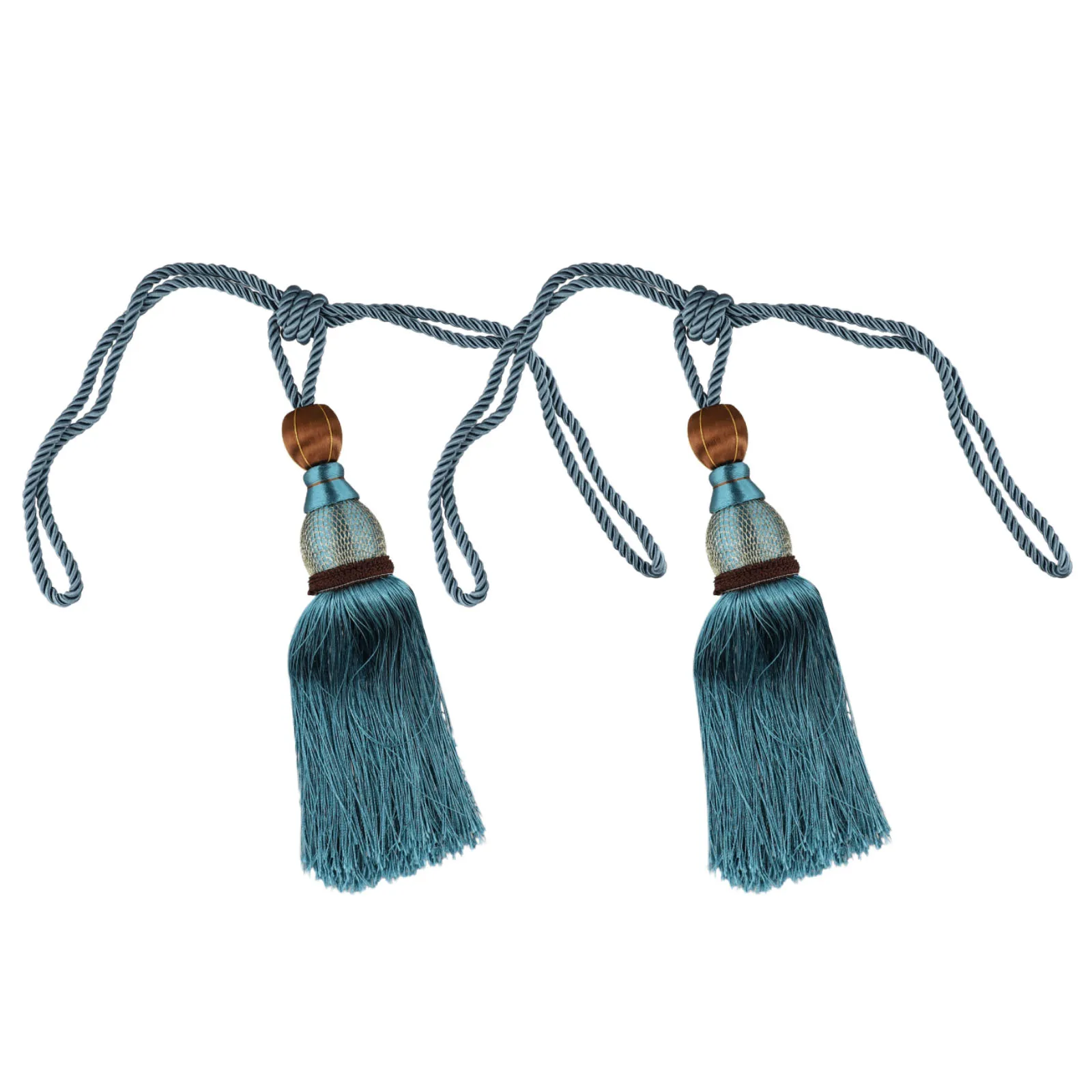 1 Pair Of Curtain Ropes 20cm/40cm/71cm Tassel 2pcs Tie Wall Hanger Door hanger Gold Large Ornaments Pair Pink 200g