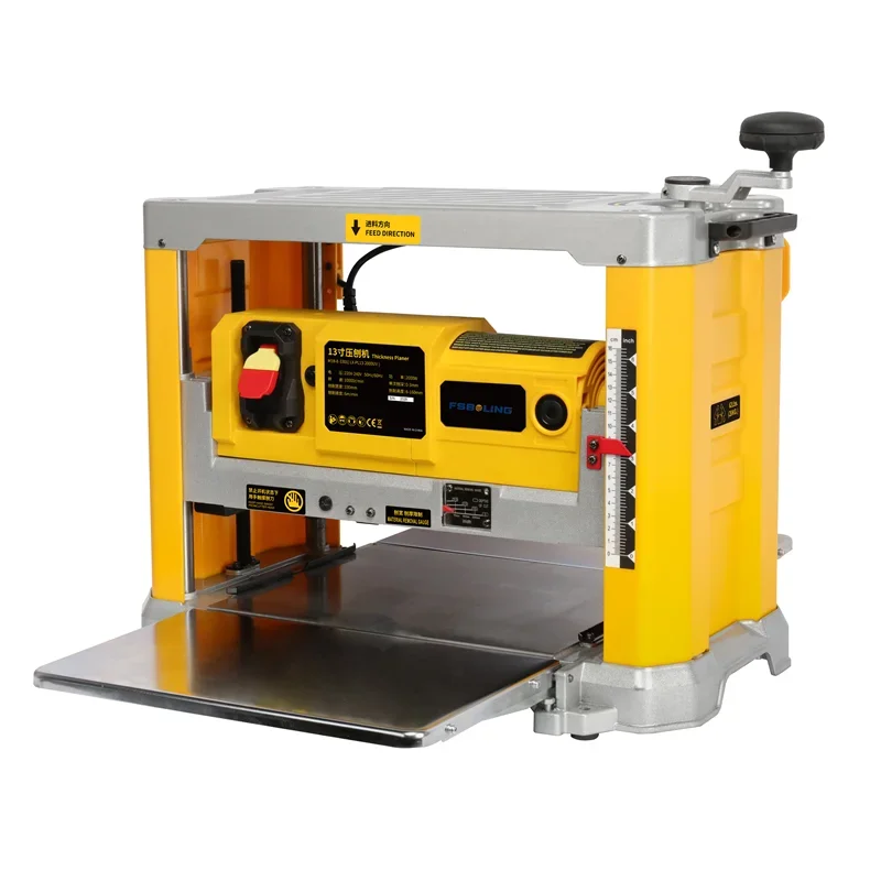 2000W Electric Wood Thickness Planer 330mm Planing Width 13 Inch Thickness  High Quality Small Mini Woodworking Planer