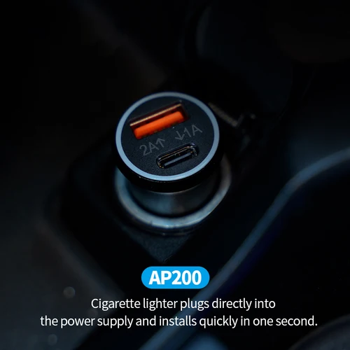 Imagen 2 del producto Localizador GPS de carga para coche, rastreador, cargador de teléfono USB de 20W, carga rápida tipo C QC3.0 con iPhone, encontrar mi aplicación oficial de Apple