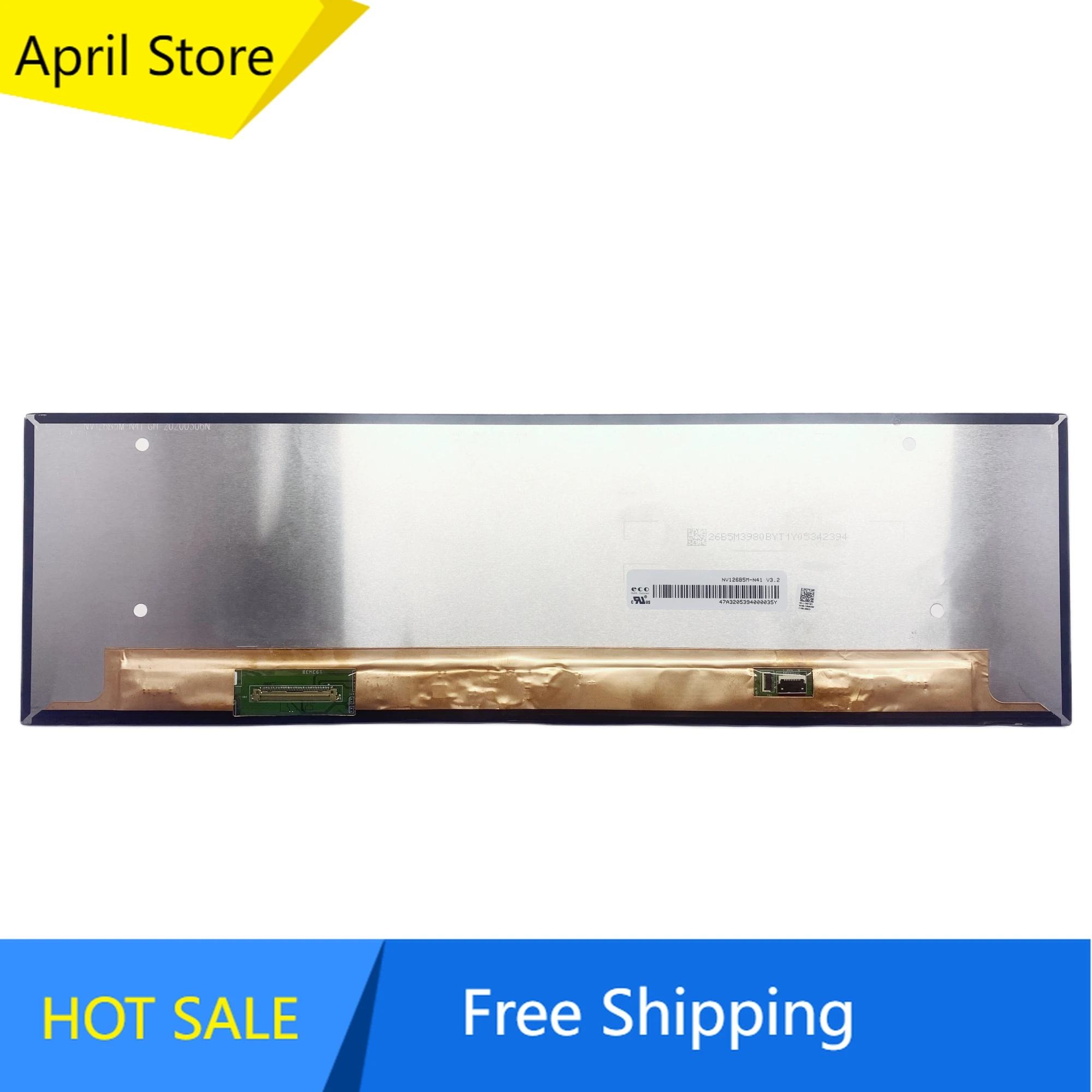 

NV126B5M-N41 V3.2 NV126B5M N41 V3.2 12.6 inch Long Strip Display Stretch Monitor 1920*515 IPS Displays Advertising Screen