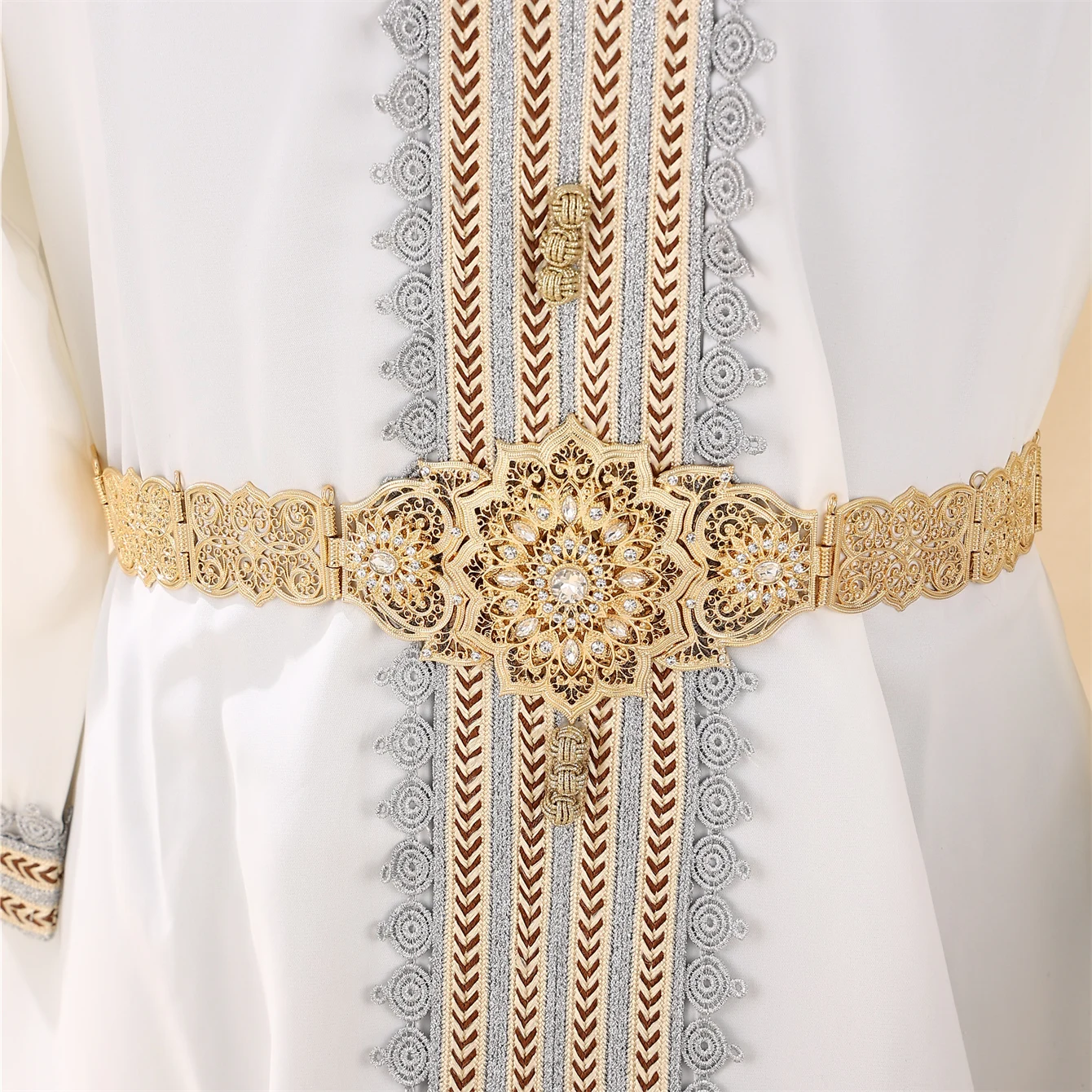 Free Shipping Middle East Woman Bride Wedding Banquet Belt Classic Retro Style Noble Wind Female Luxury Waist Chain