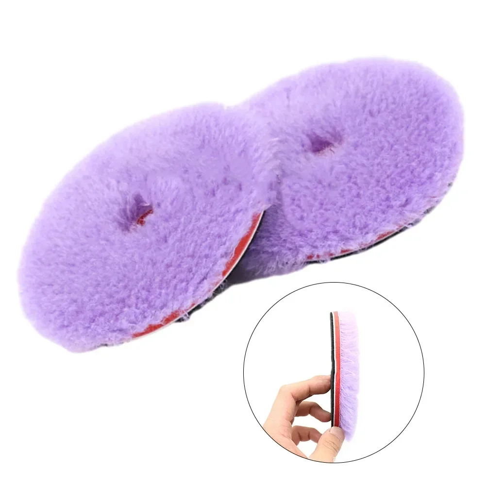 1pc 5.5 Inch Wool Polishing Pad Car Waxing Polishing Disc Wool Wheel Auto Paint Care Polisher Pads Car Gadget