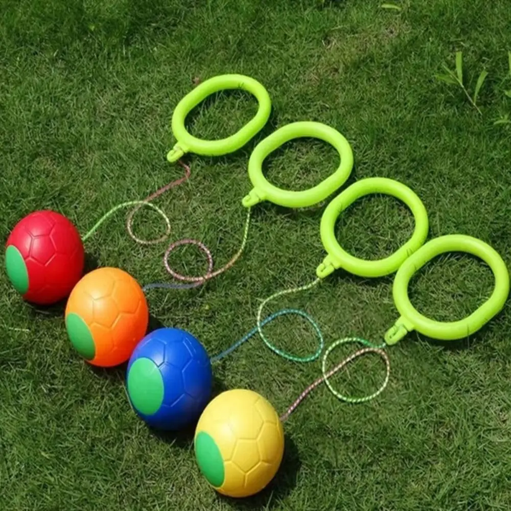 

Foot Hoop Ball Foot Jumping Ball Skip Ropes Sports Exercise Sports Reaction Training Ball on String Height Growth