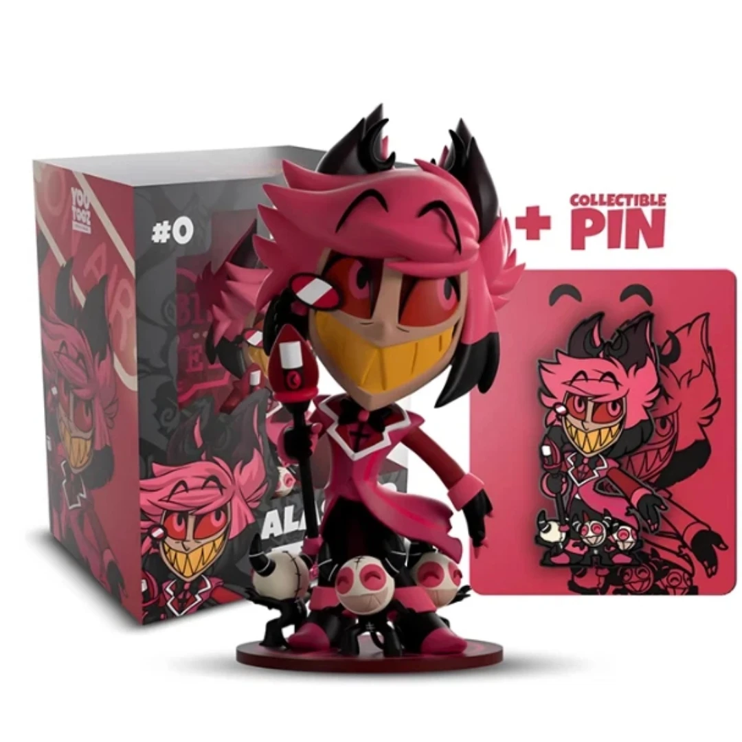 

13.4Cm Pvc Youtooz Hazbin Hotel Alastor Game Action Figure Collectible Model Ornaments Garage Kit Doll Toys Gift