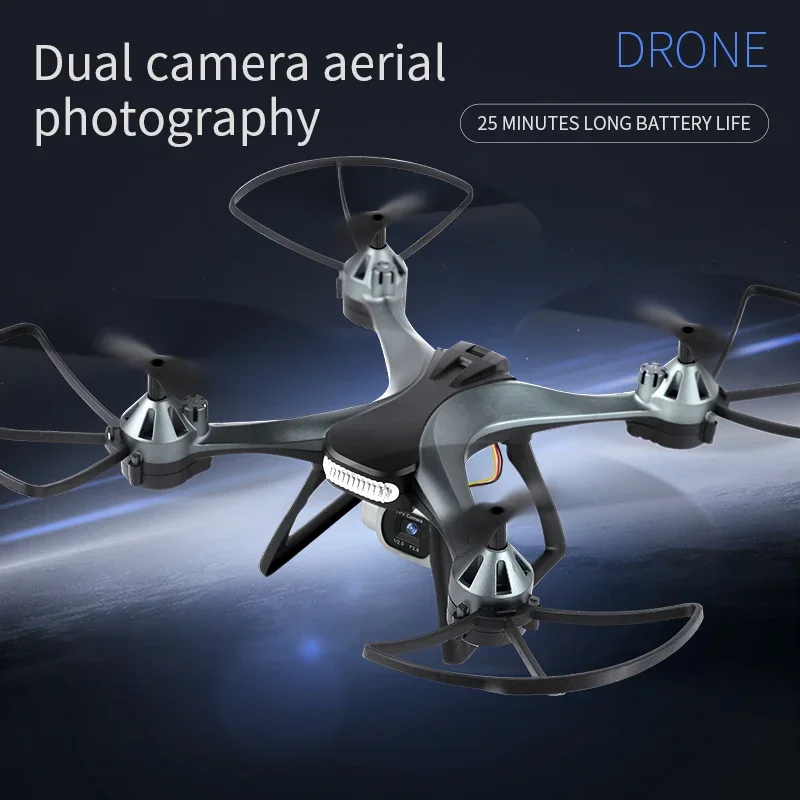 جهاز التحكم عن بعد كوادكوبتر 4k التدفق البصري كاميرا مزدوجة RC الطائرة بدون طيار مقاومة للسقوط المضادة للتصادمات طائرة هليكوبتر معلقة #3