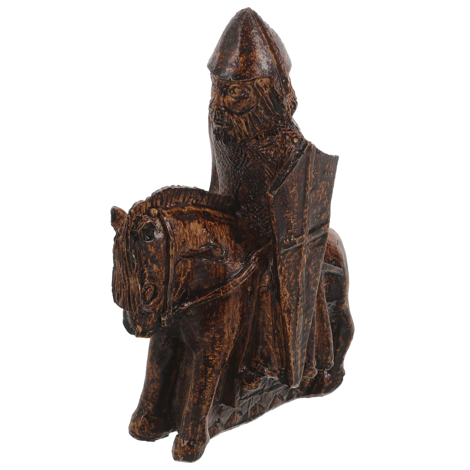 

Miniature Warrior Statue Resin Craft Ornament Small Knight Desktop Decor Bonsai Zen Garden Accessory