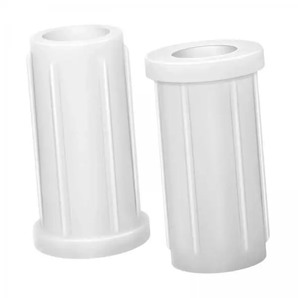 Boat Seat Mount Support Pedestal Base White Nylon Bushing Skin Replacement for 3 4 in Pin Marine Seats Smooth Rotate