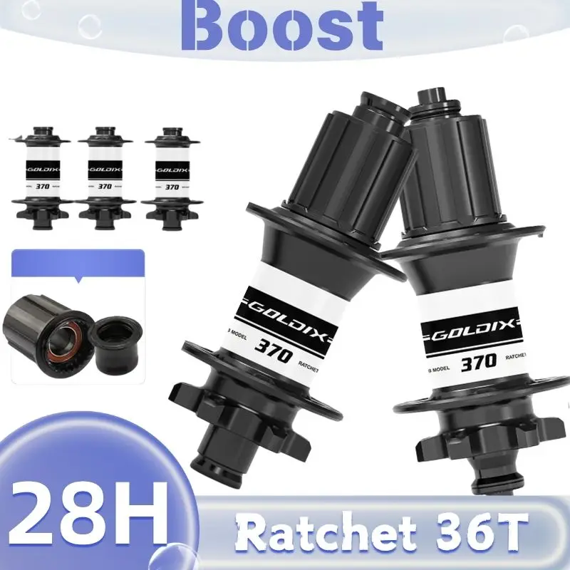 GOLDIX M370 28 حفرة Mtb دفعة محور السقاطة 36T 28 ثقوب صاخبة K7 مكعب الرعد كتلة محور الدراجة السقاطات 12 سرعة مايكرو سبلاين