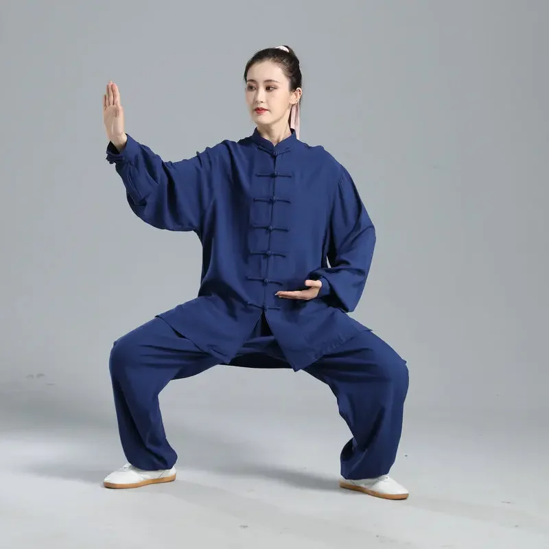 الصينية تاي تشي موحدة القطن الووشو الكونغ فو ملابس الاطفال الكبار فنون الدفاع عن النفس الجناح تشون دعوى Taichi الأداء تانغ دعوى Taiji #4