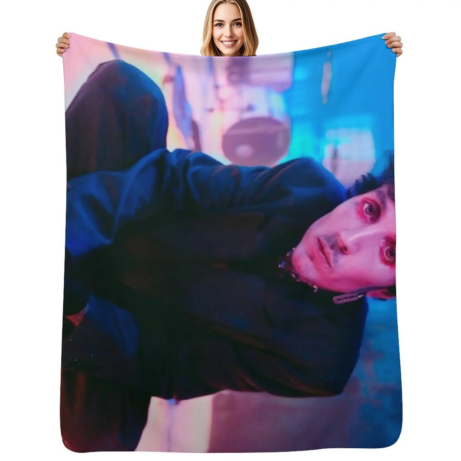

Die4u Throw Blanket Easy Care Comfortable Blanket for Couch