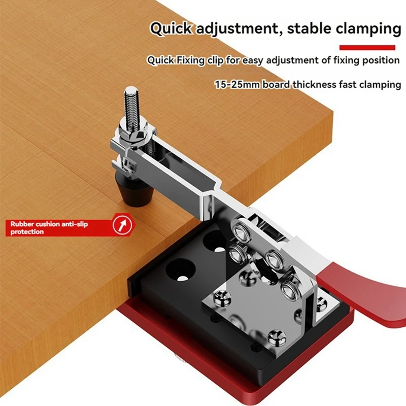 Woodworking Hinge Boring Auxiliary Limiter For Hole Opener Hole Locator Puncher Aid For Door Cabinets Woodwork Tool