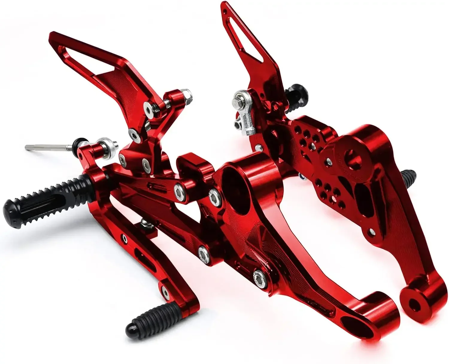 

Регулируемые задние подножки для мотоцикла, задний комплект подножек, педаль переключения тормозов, совместимая с RS660 RS 660 2021 2022, красный