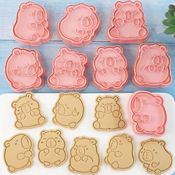 Cartoon Capybara Shaped Cookie Cutter Animal Fondant Biscuit Mold Cake Decoration Tools Baking Accessories Kitchen Gadget