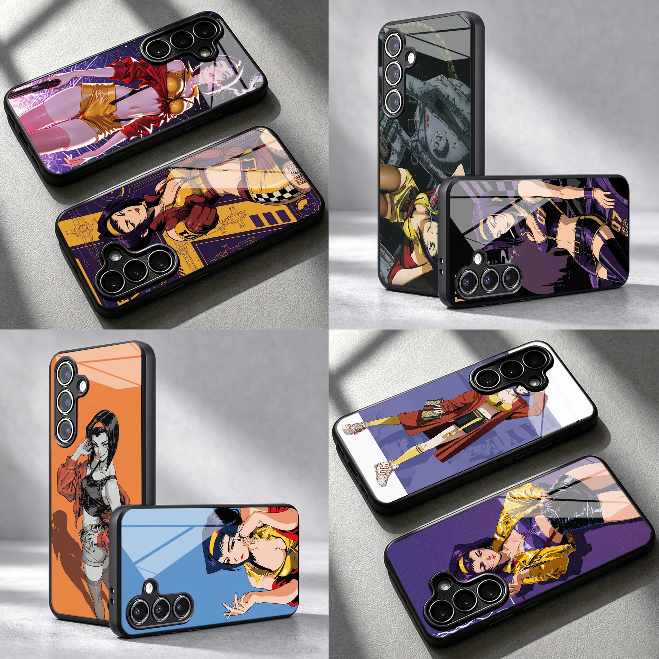 90s Retro Anime Phone Case For Samsung A54 A53 A52S A34 A33 A32 A24 A23 A22 A14 A13 A04S A03S M54 M53 M52 M34 M62 A02S A12 A42 G