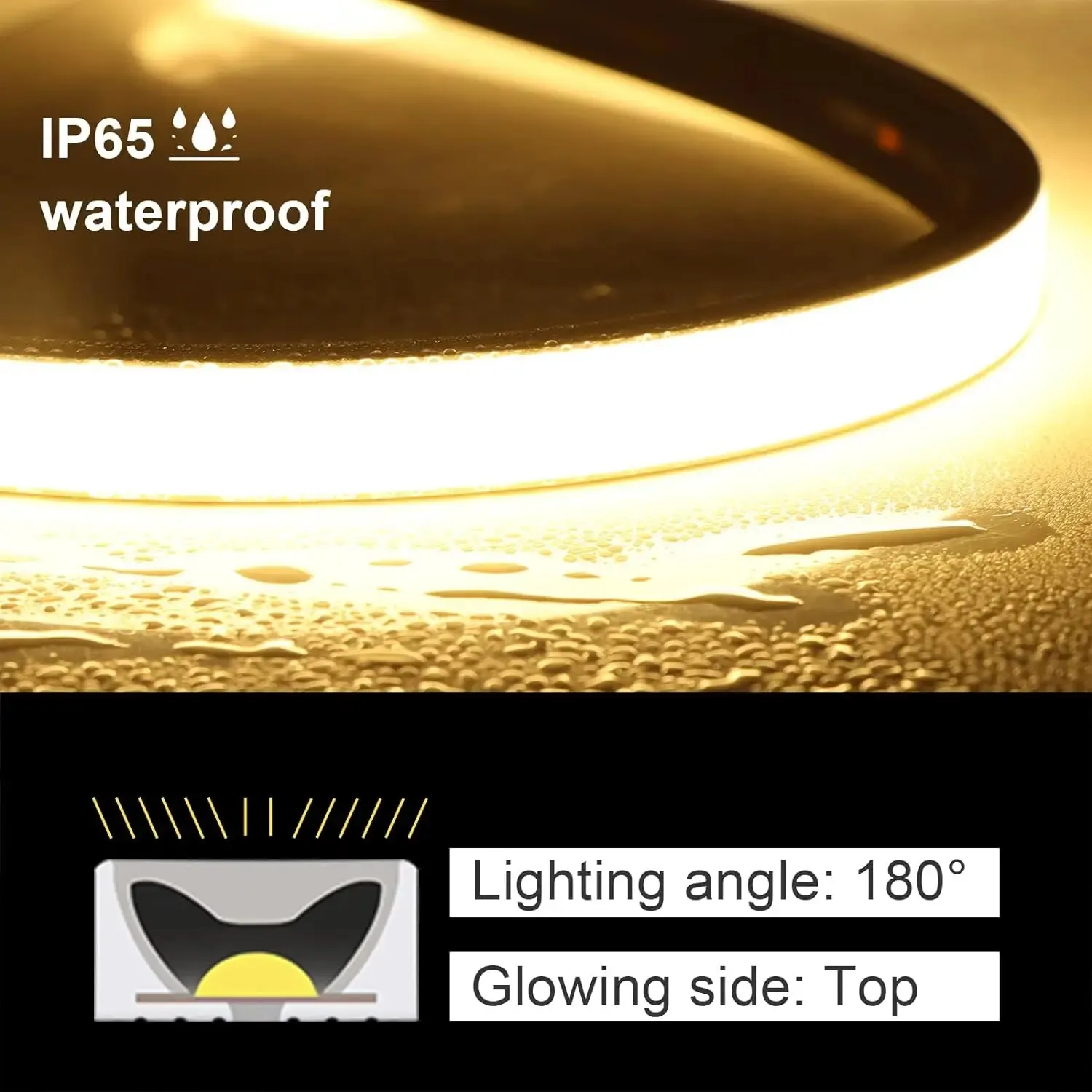 1 متر/2 متر/3 متر LED أضواء قطاع مقاوم للماء 5 فولت USB COB LED قطاع مرنة عكس الضوء LED قطاع أضواء لغرفة النوم الداخلية والخارجية