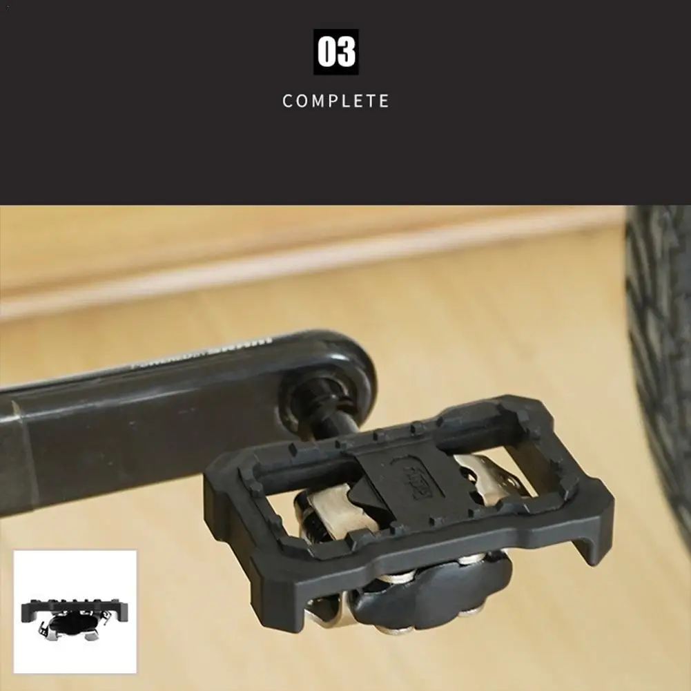 Nadaje się do Shimano M520/M540/M8000 samoblokujący adapter do pedału Richy rower górski MTB SPD płyta blokująca pedał nie do demontażu