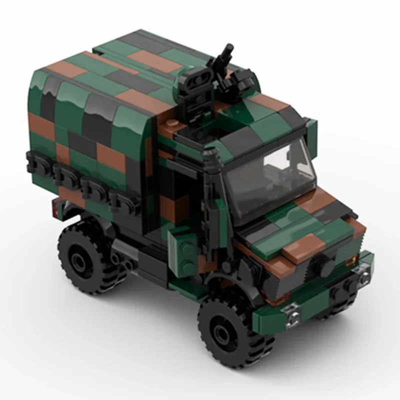 Moc Building Bricks modello militare esercito tedesco U1300 tecnologia per auto corazzata blocchi modulari regali giocattoli per bambini assemblaggio fai da te