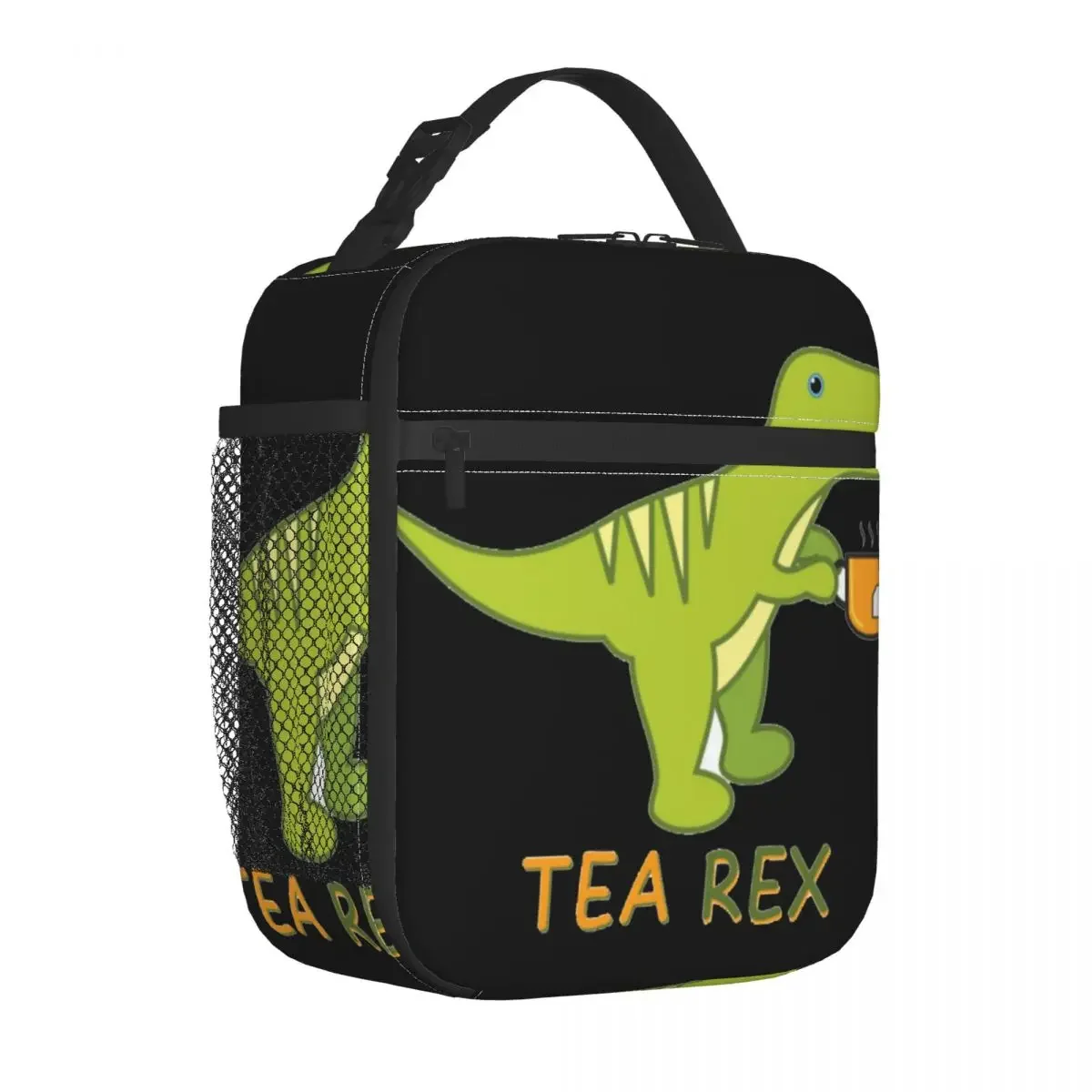 Insulated Lunch Bag TEA REX Lunch Box Tote Food Handbag