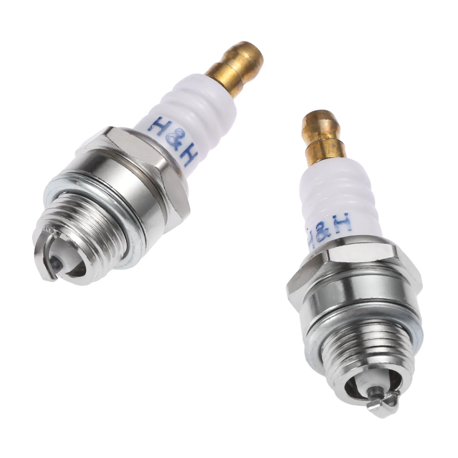 Запасные части DRELD L7T для бензопилы, кусторез, Свеча зажигания для 2-тактных стриммеров, запчасти для триммера, 2 шт.