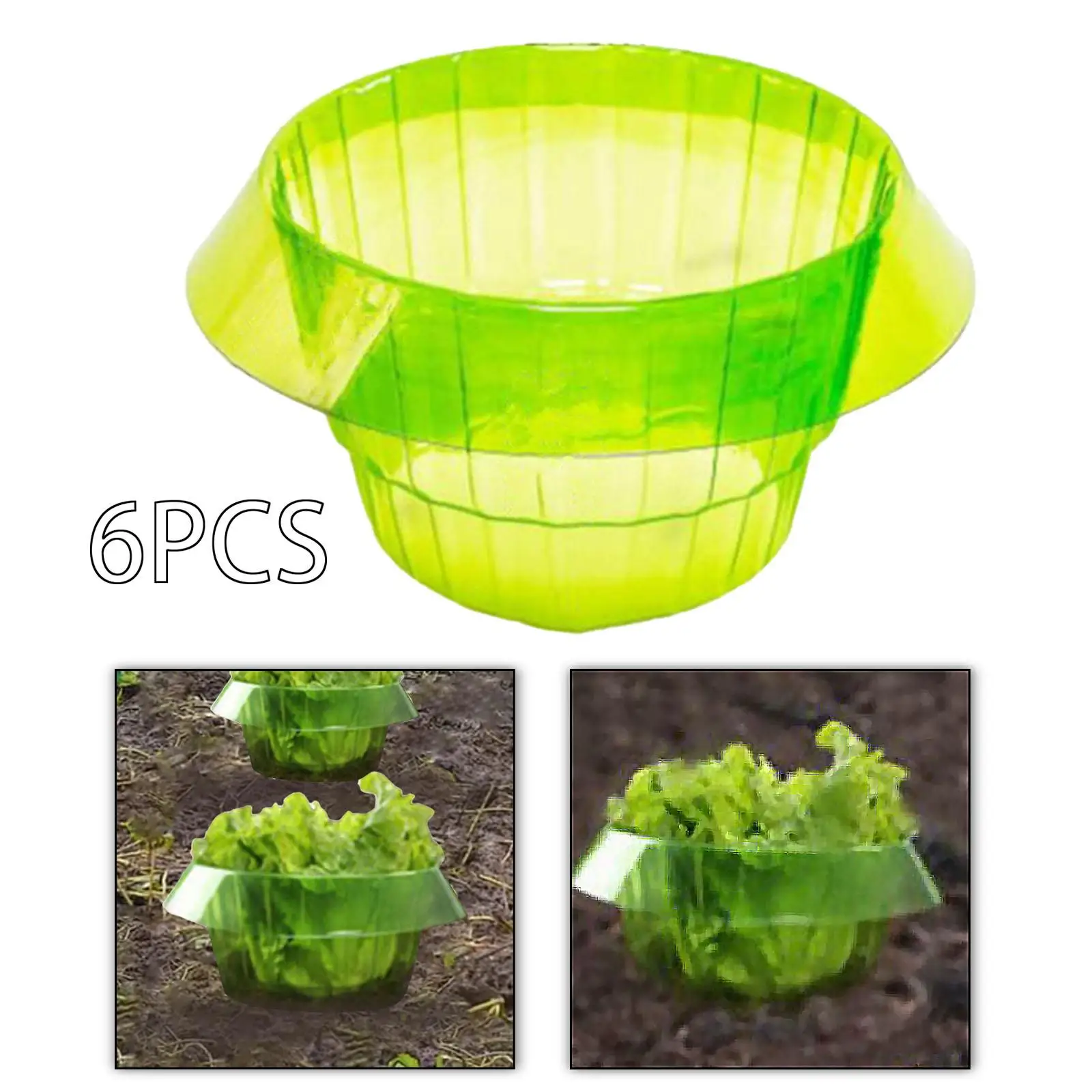 6 Pieces Garden Plant Cloche Protective Covers Height 11.5cm Plant Cover Guard for Gardeners Durable Multipurpose Reusable