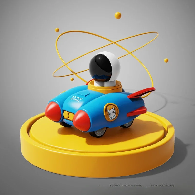 I bambini lo hanno amato New Press Rocket Toy Car Car Kindergarten Gift Toy giocattoli carini ragazzini e bambine amano i giocattoli