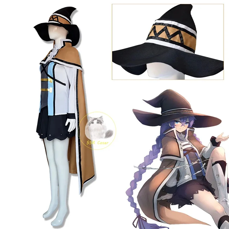 Sky01 Mushoku Tensei: Jobless Reincarnation 코스프레 Roxy Migurdia 코스프레 의상 드레스 유니폼 의상 할로윈 카니발 SWd01