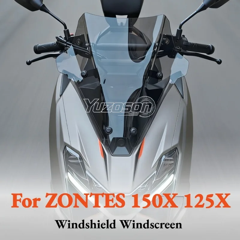 For ZONTES 150X 125X 150 125 X 2026 Motorcycle Modification Front Wind Deflectors Cover Windshield Windscreen Navigation Bracket