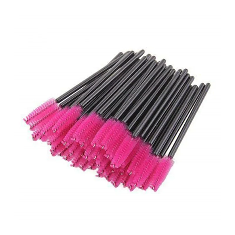 Pincettes d'extension de cils en plastique, brosse à Mascara jetable, baguettes applicatrices, bandes de cils respirantes