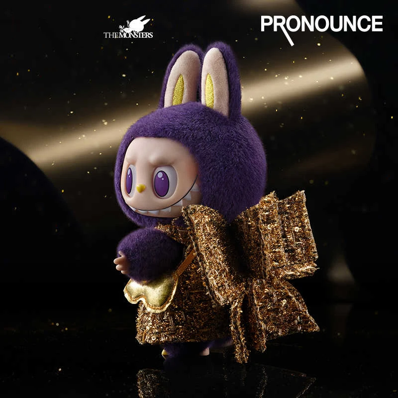 Labubu X Pronounce Wings Of Fortune Vinyl Doll Cute Labubu Hanging Card Trend Decoration Toys Gift Children Christmas Presents