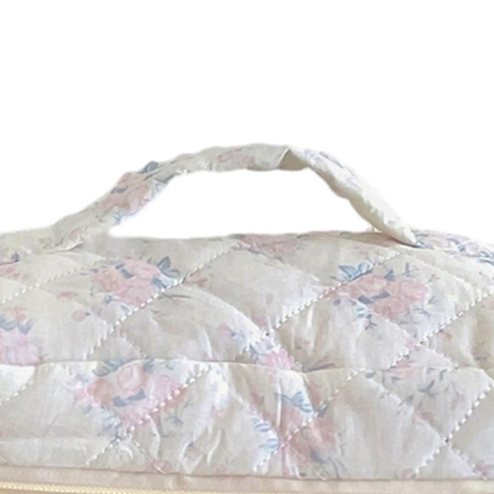 Floral Makeup Bag Floral Cotton Cosmetic Bag for Bridesmaids Womens Friends