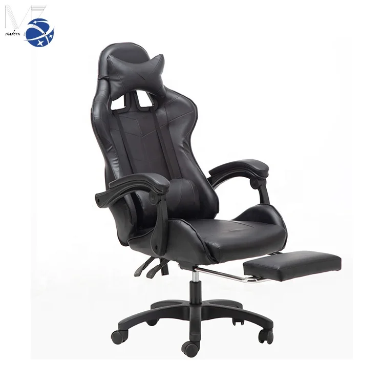 YYHC Classic office furniture Reproduction PU Leather Soft Pad luxury Executive Swivel Office Gaming Chair with Ottoman