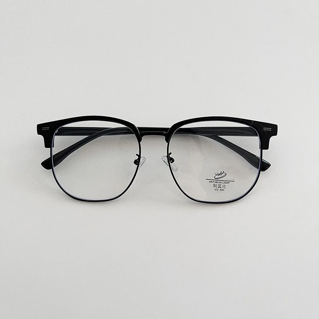 Anti Blue Light Eyeglasses Sturdy Eyeglasses Frames Large Eyeglasses Frames Browline Prescription Ready Eyewear For Adult Men