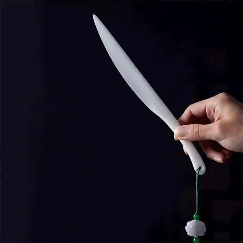 W89C Xuan Paper Cutter快適なグリップ樹脂紙切削工具Xuan紙ライスペーパーと中国のインクの塗装紙