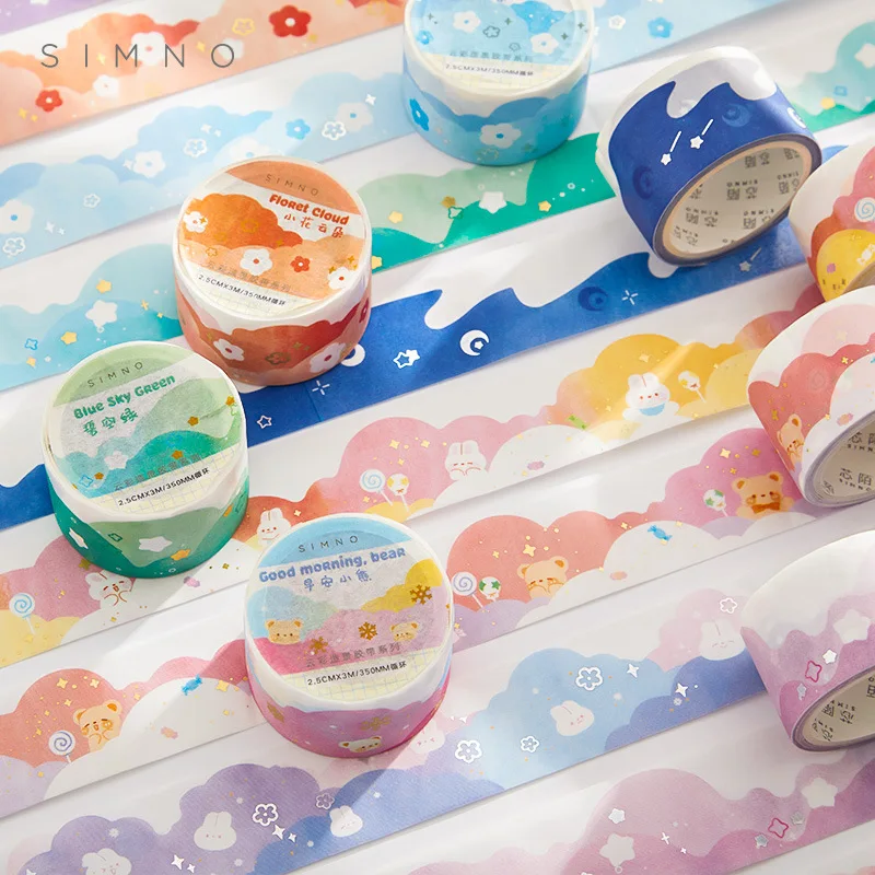 

Cute Pets Washi Tape Kawaii Rabbit Bear Flower Decorative Masking Tapes For Arts Diy Crafts Journal Planner Scrapbook Wrapping